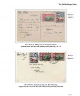 031 Fiji GVI Definitive Stamps Postal Usage