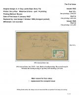035 Fiji GVI Definitive Stamps Postal Usage