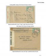037 Fiji GVI Definitive Stamps Postal Usage