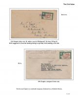 039 Fiji GVI Definitive Stamps Postal Usage