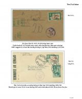040 Fiji GVI Definitive Stamps Postal Usage