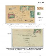 041 Fiji GVI Definitive Stamps Postal Usage