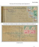 043 Fiji GVI Definitive Stamps Postal Usage