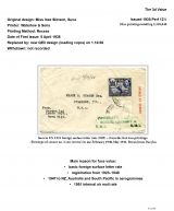 044 Fiji GVI Definitive Stamps Postal Usage