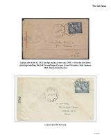 045 Fiji GVI Definitive Stamps Postal Usage