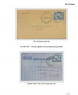046 Fiji GVI Definitive Stamps Postal Usage