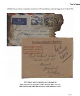 049 Fiji GVI Definitive Stamps Postal Usage