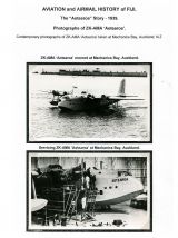 06 Fiji Aviation and Airmail History - The Aotearoa Story 1939 - ZK-AMA Aotearoa photos