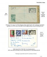 065 Fiji GVI Definitive Stamps Postal Usage