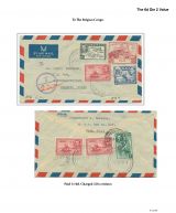 068 Fiji GVI Definitive Stamps Postal Usage