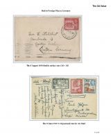 070 Fiji GVI Definitive Stamps Postal Usage