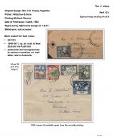072 Fiji GVI Definitive Stamps Postal Usage