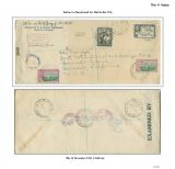 075 Fiji GVI Definitive Stamps Postal Usage