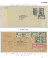 077 Fiji GVI Definitive Stamps Postal Usage
