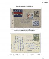 078 Fiji GVI Definitive Stamps Postal Usage
