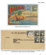 079 Fiji GVI Definitive Stamps Postal Usage