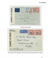 081 Fiji GVI Definitive Stamps Postal Usage