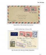083 Fiji GVI Definitive Stamps Postal Usage