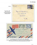 088 Fiji GVI Definitive Stamps Postal Usage
