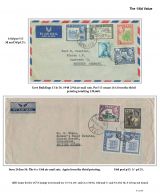 090 Fiji GVI Definitive Stamps Postal Usage
