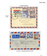 096 Fiji GVI Definitive Stamps Postal Usage