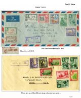 097 Fiji GVI Definitive Stamps Postal Usage