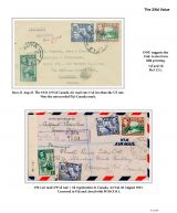 099 Fiji GVI Definitive Stamps Postal Usage