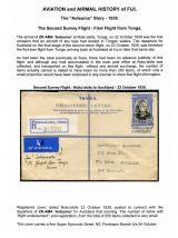 14 Fiji Aviation and Airmail History - The Aotearoa Story 1939 - Second Survey Flight